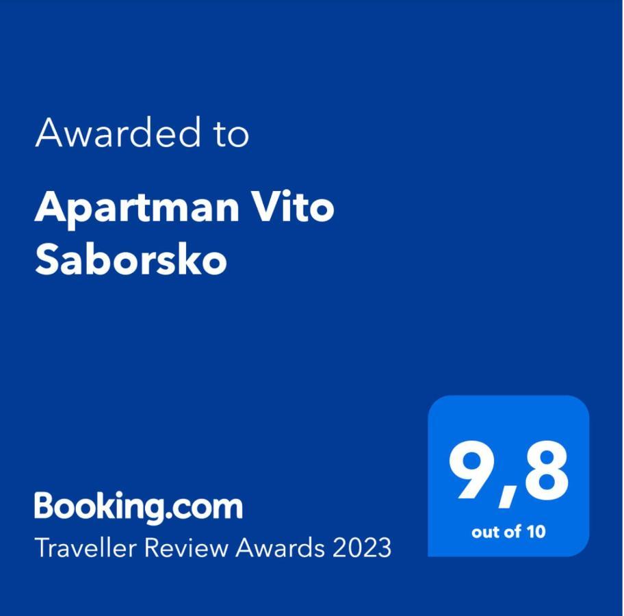 Apartman Vito Saborsko Eksteriør billede